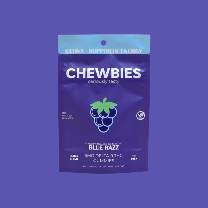 Chewbies Mid-Dose 10MG | Blue Razz