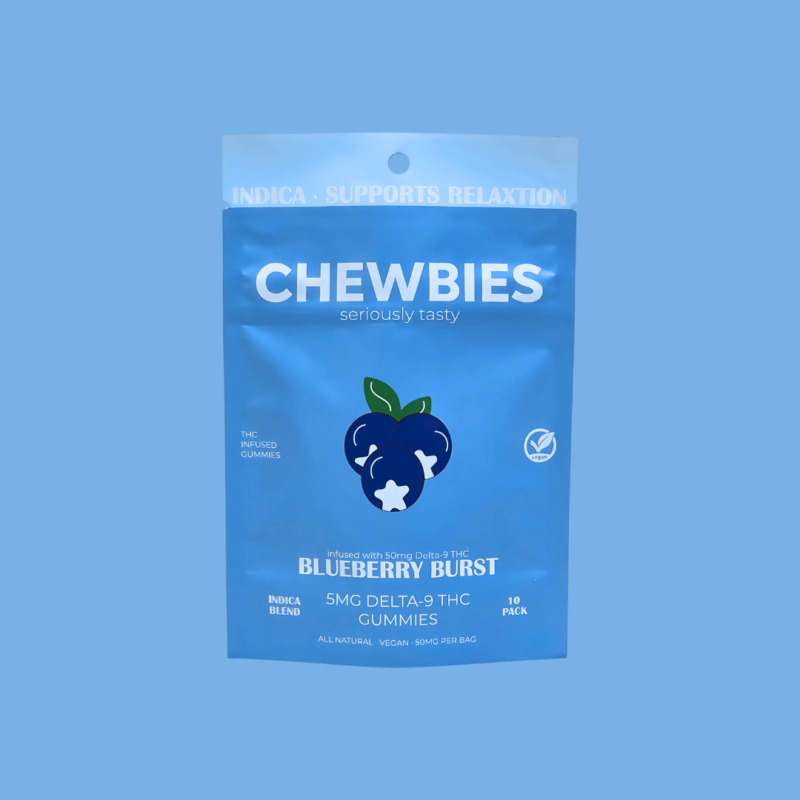 Chewbies High-Dose 25MG | Blueberry Burst