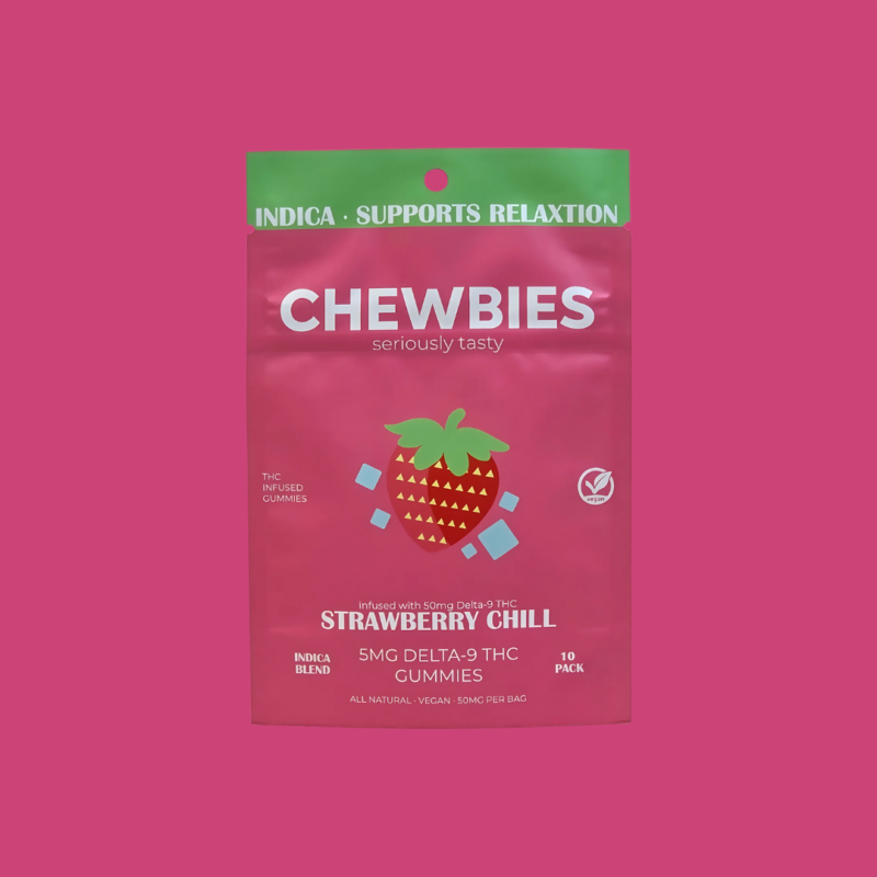 Chewbies High-Dose 25MG | Strawberry Chill