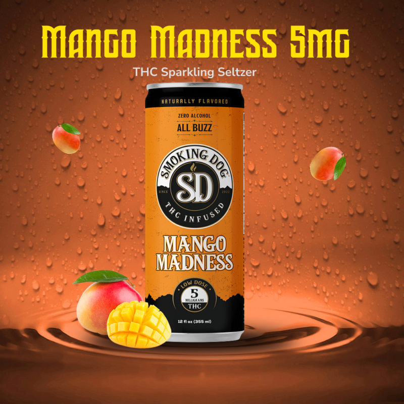 Smoking Dog Delta-9 Seltzer | Drink Mangomadness 5mg