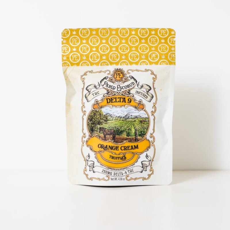 Pablo Escobud Delta 9 Truffles | Delta-9 Pabloescobud Edible Truffle Orangecream