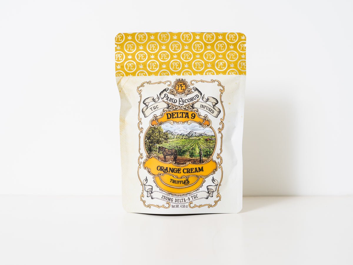Pablo Escobud Delta 9 Truffles | Delta-9 Pabloescobud Edible Truffle Orangecream