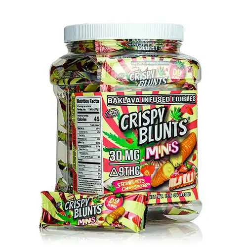Crispy Blunts 100mg | Strawberry Cheesecake