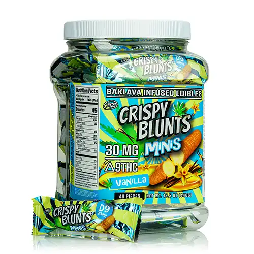 Baklava Infused Edibles | Crispy Blunts Minis 30mg Vanilla