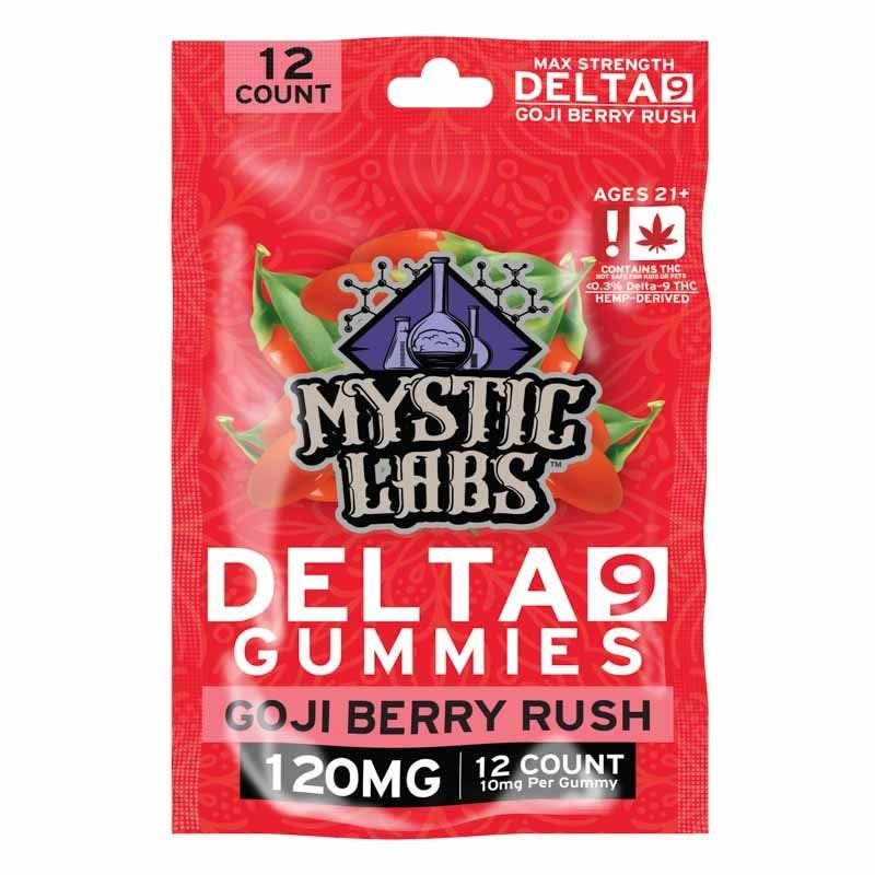 Mystic Labs Delta 9 Gummies | Delta-9 Edible Gojiberry 120mg