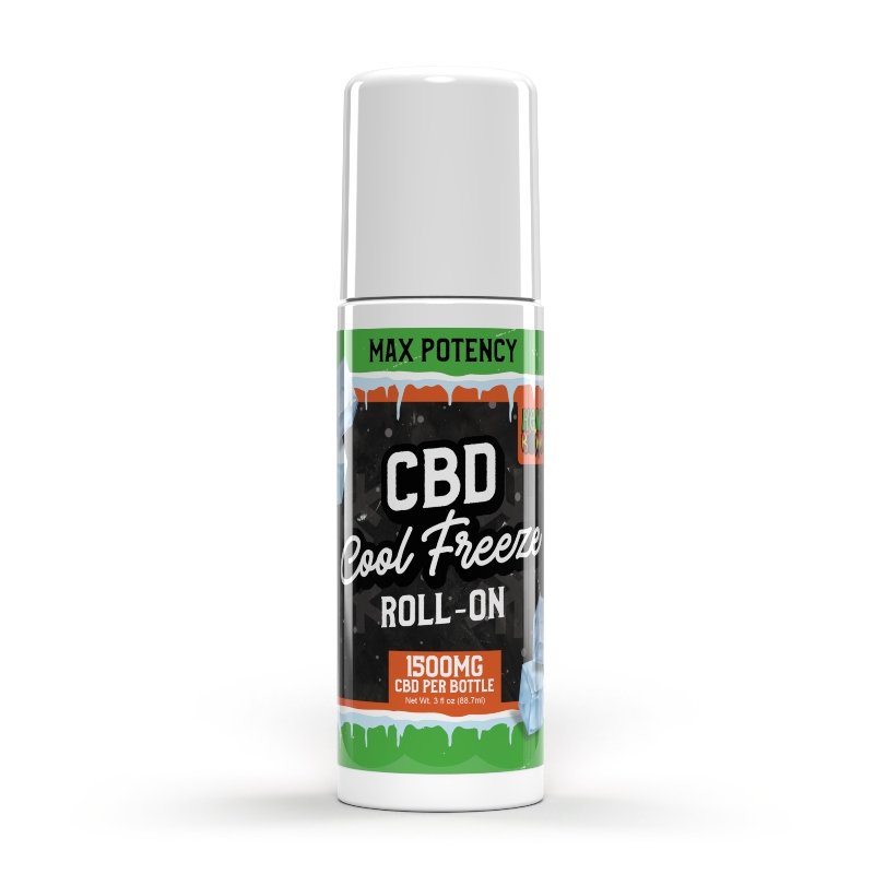 Hemp Bombs CBD Pain Freeze | Hempbombs Topical Painfreeze Roll-On 1500mg