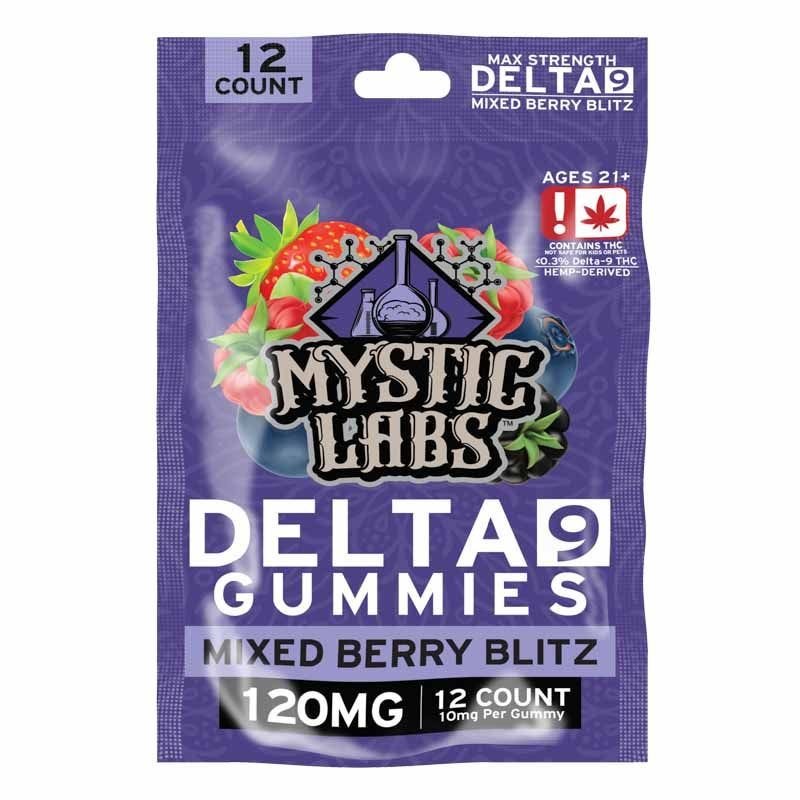 Mystic Labs Delta 9 Gummies | Delta-9 Edible Mixedberry 120mg