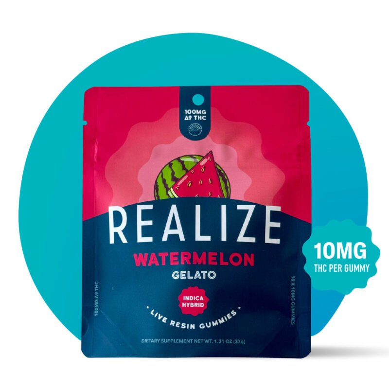 Realize Delta 9 Gummies 100mg | Edible Gelato